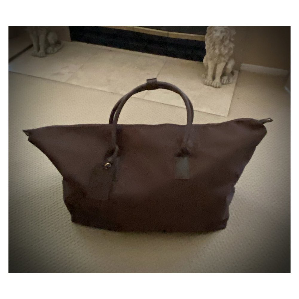 NEW without tags. Paco Rabanne Large Canvas Tote with Leather Detail